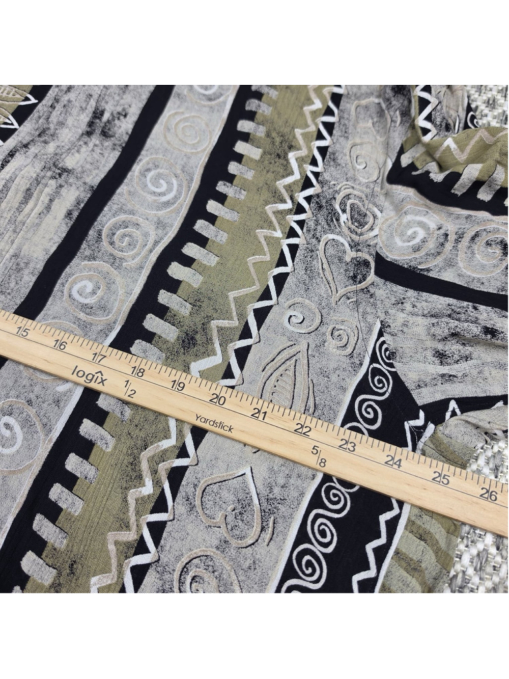 Vintage Serica Elite Sport Mens L Abstract Tribal Viscose Button Up Shirt Italy - Picture 11 of 13
